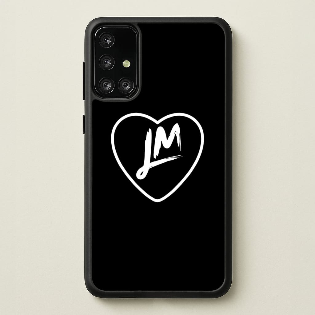 Little Mix Heart - - BlackLittle Mix Phone Case for Galaxy A71