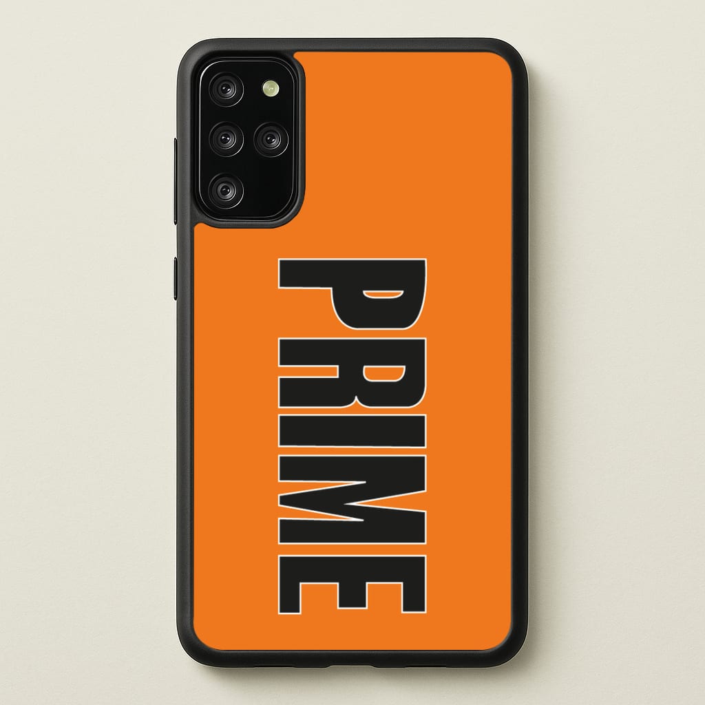 Prime - Orange - Prime Phone Case for Galaxy S20 Plus
