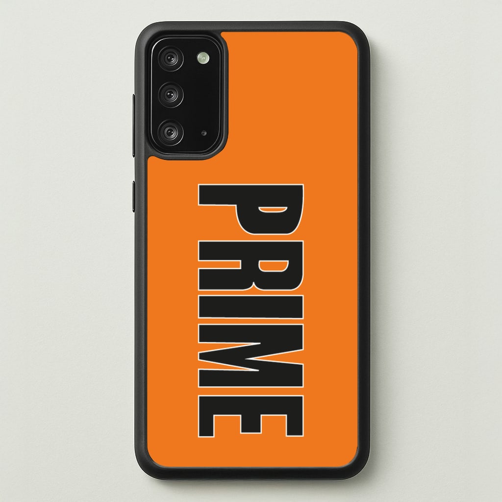 Prime - Orange - Prime Phone Case for Galaxy Note 20