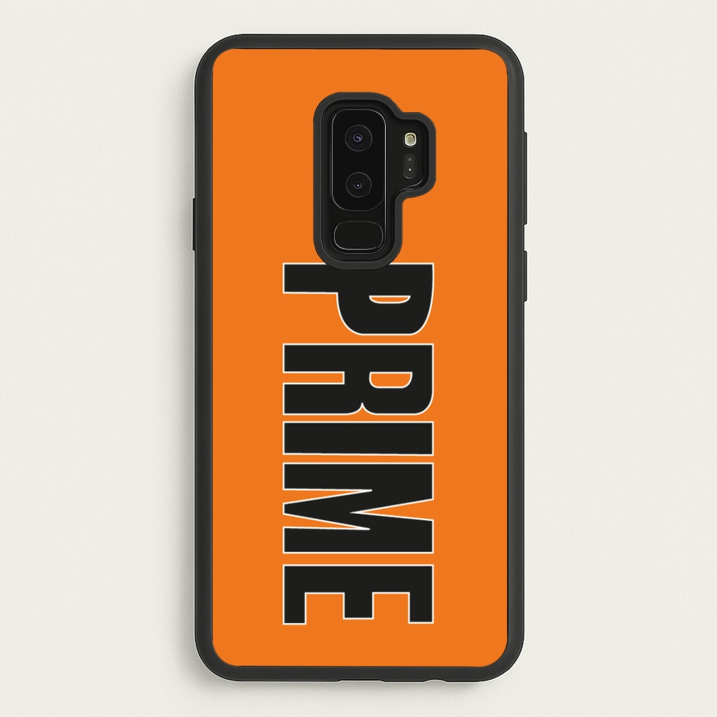 Prime - Orange - Prime Phone Case for Galaxy S9 Plus