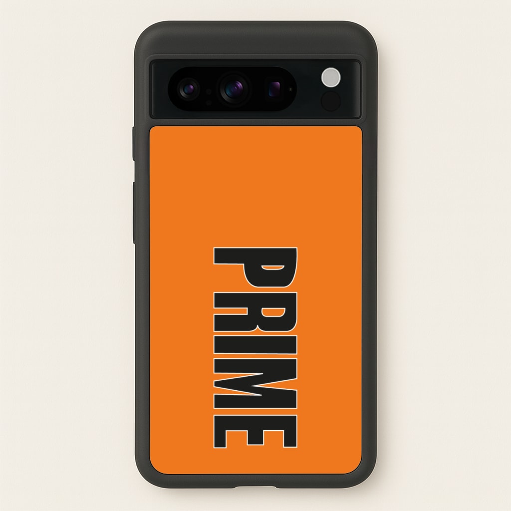 Prime - Orange - Prime Phone Case for Google Pixel 8 Pro