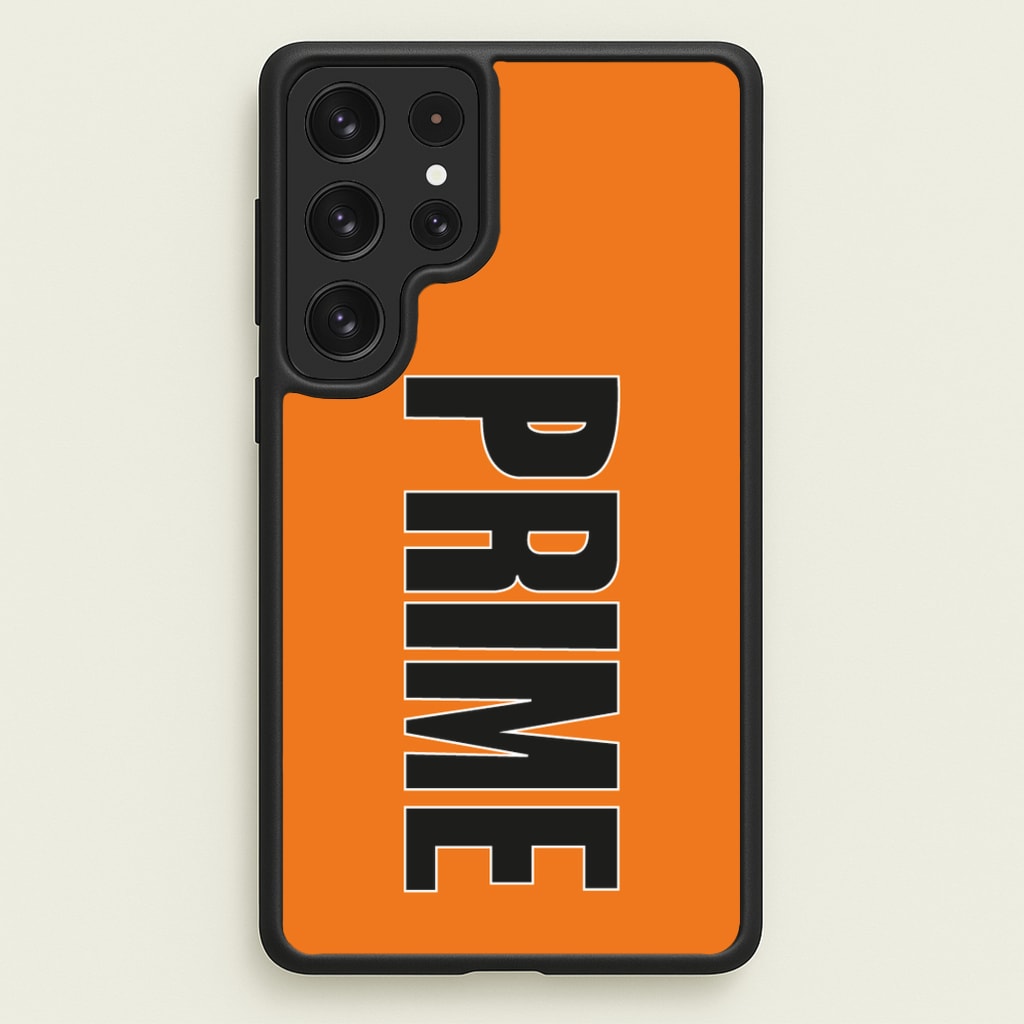 Prime - Orange - Prime Phone Case for Galaxy S22 Ultra