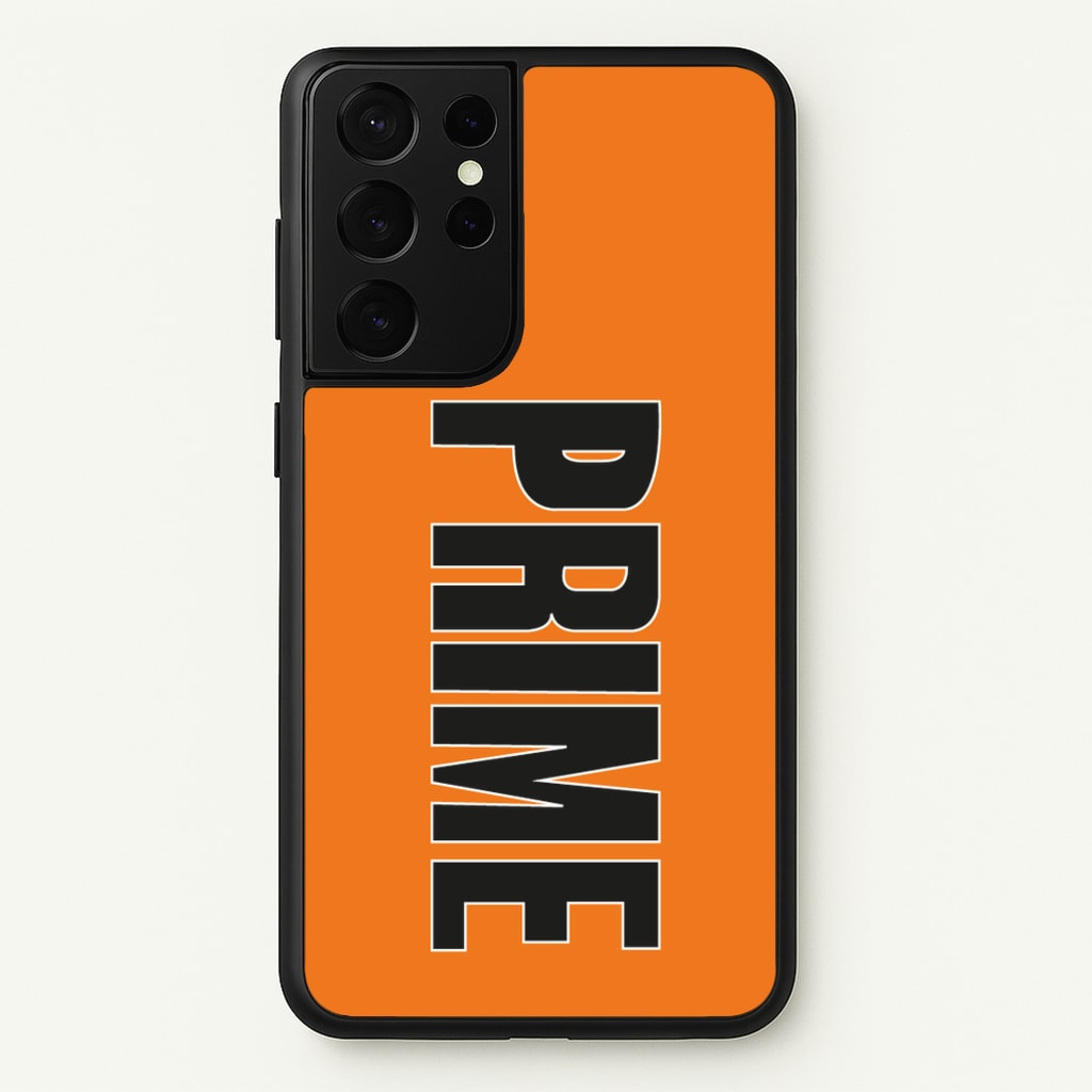 Prime - Orange - Prime Phone Case for Galaxy S21 Ultra