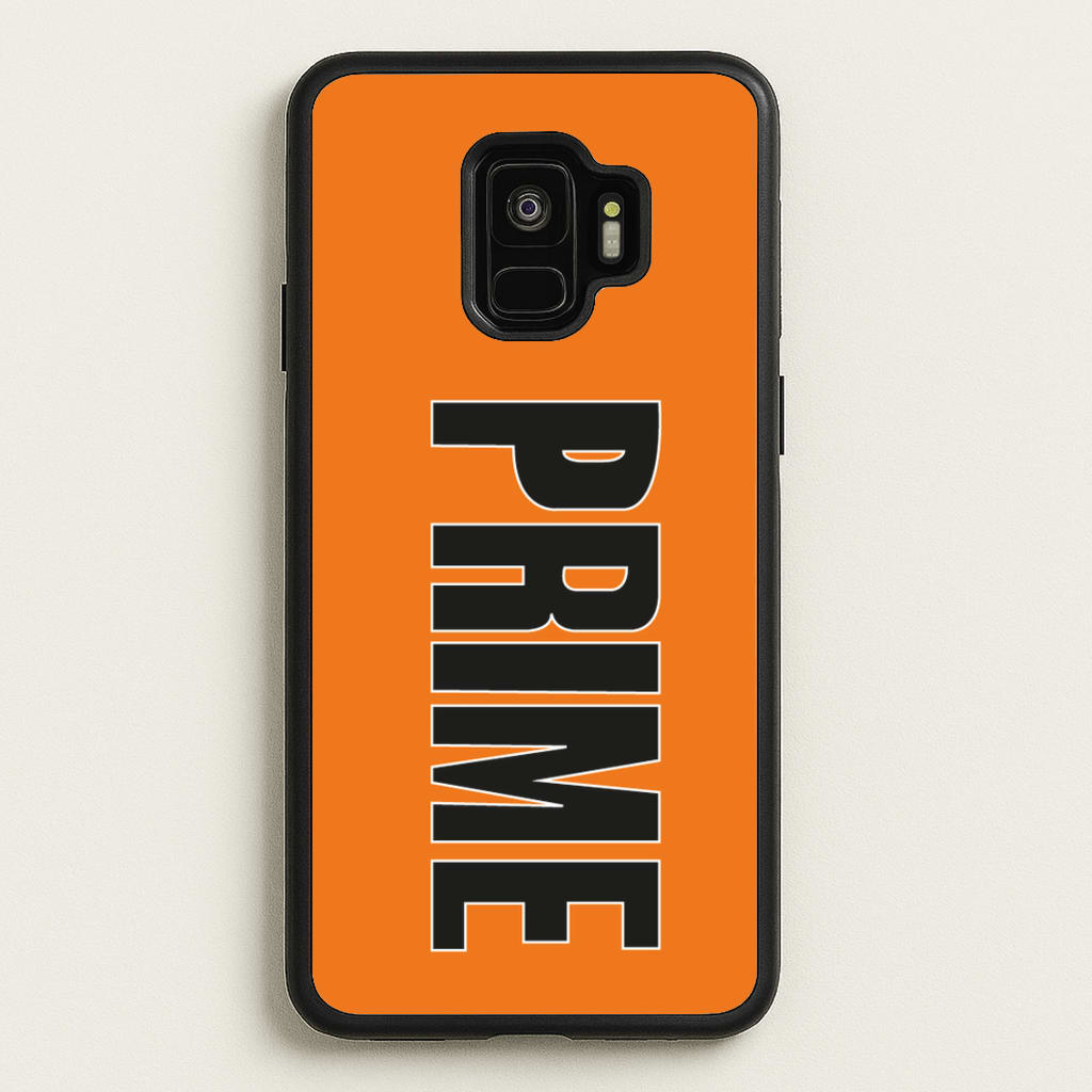 Prime - Orange  - Prime Phone Case for Galaxy S9