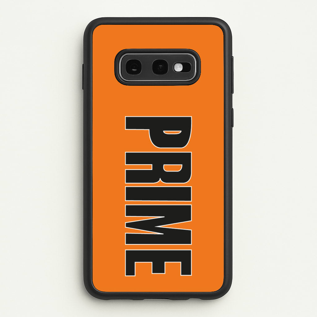 Prime - Orange - Prime Phone Case for Galaxy S10e