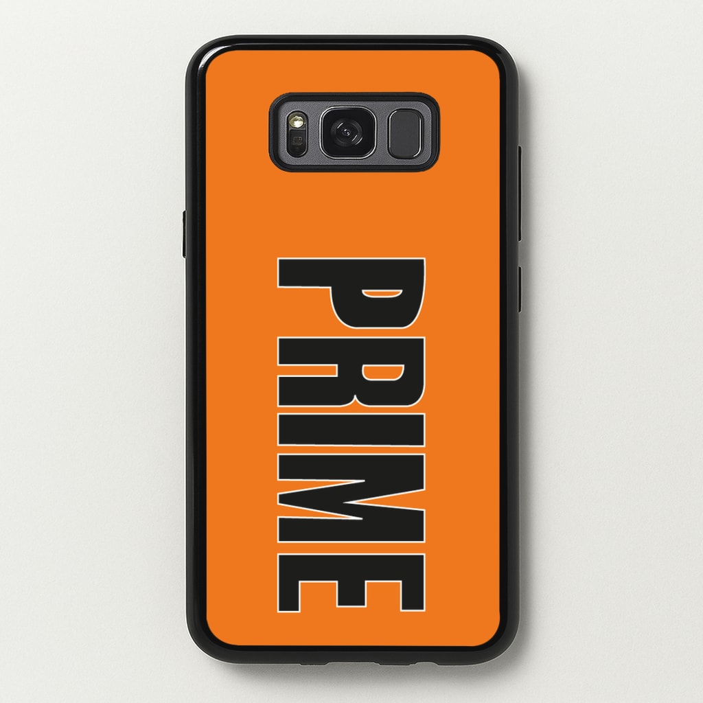 Prime - Orange - Prime Phone Case for Galaxy S8 Plus