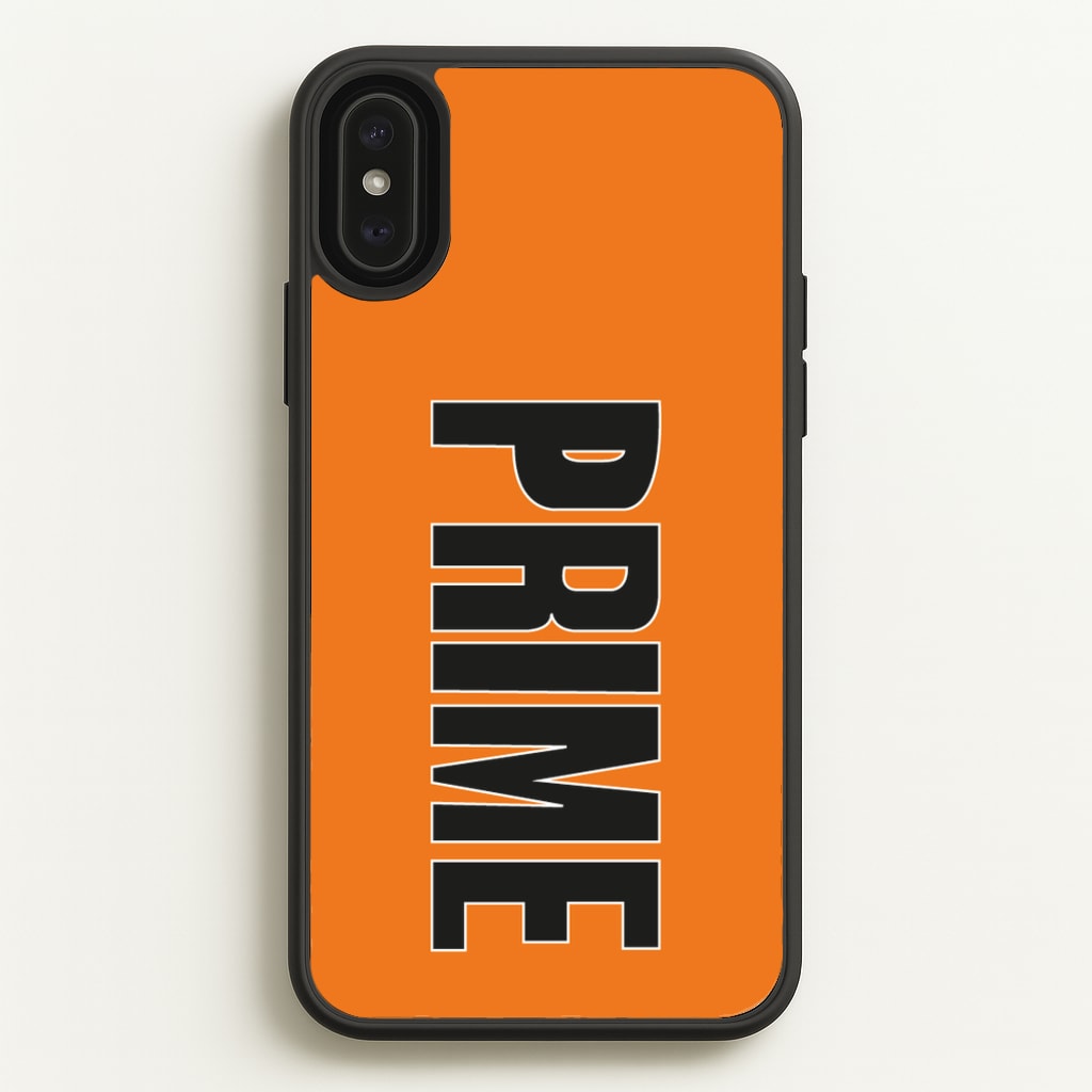 Prime - Orange - Prime Phone Case for iPhone XS Max