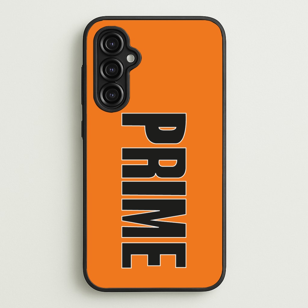 Prime - Orange - Prime Phone Case for Galaxy A14