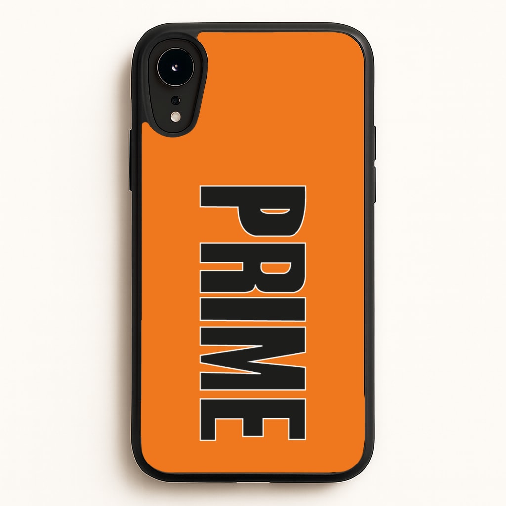Prime - Orange  - Prime Phone Case for iPhone XR