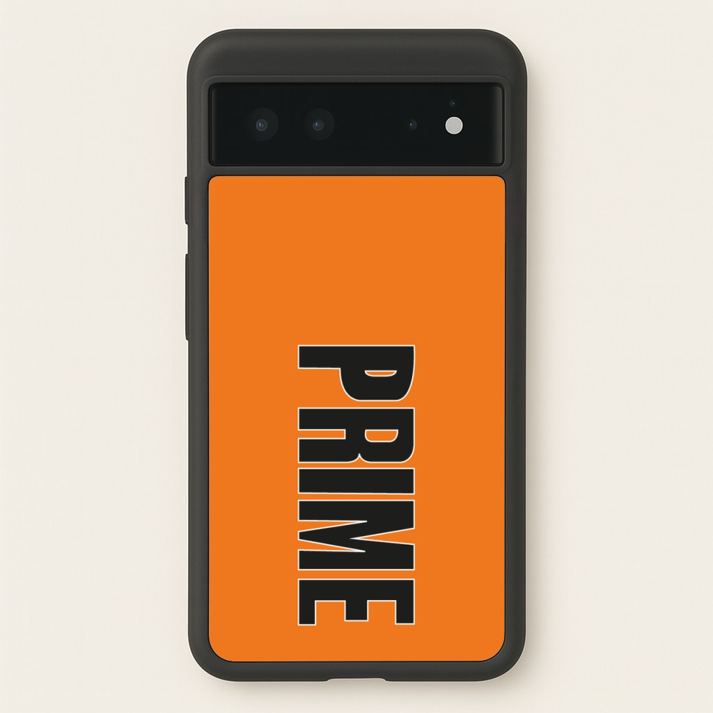 Prime - Orange - Prime Phone Case for Google Pixel 6