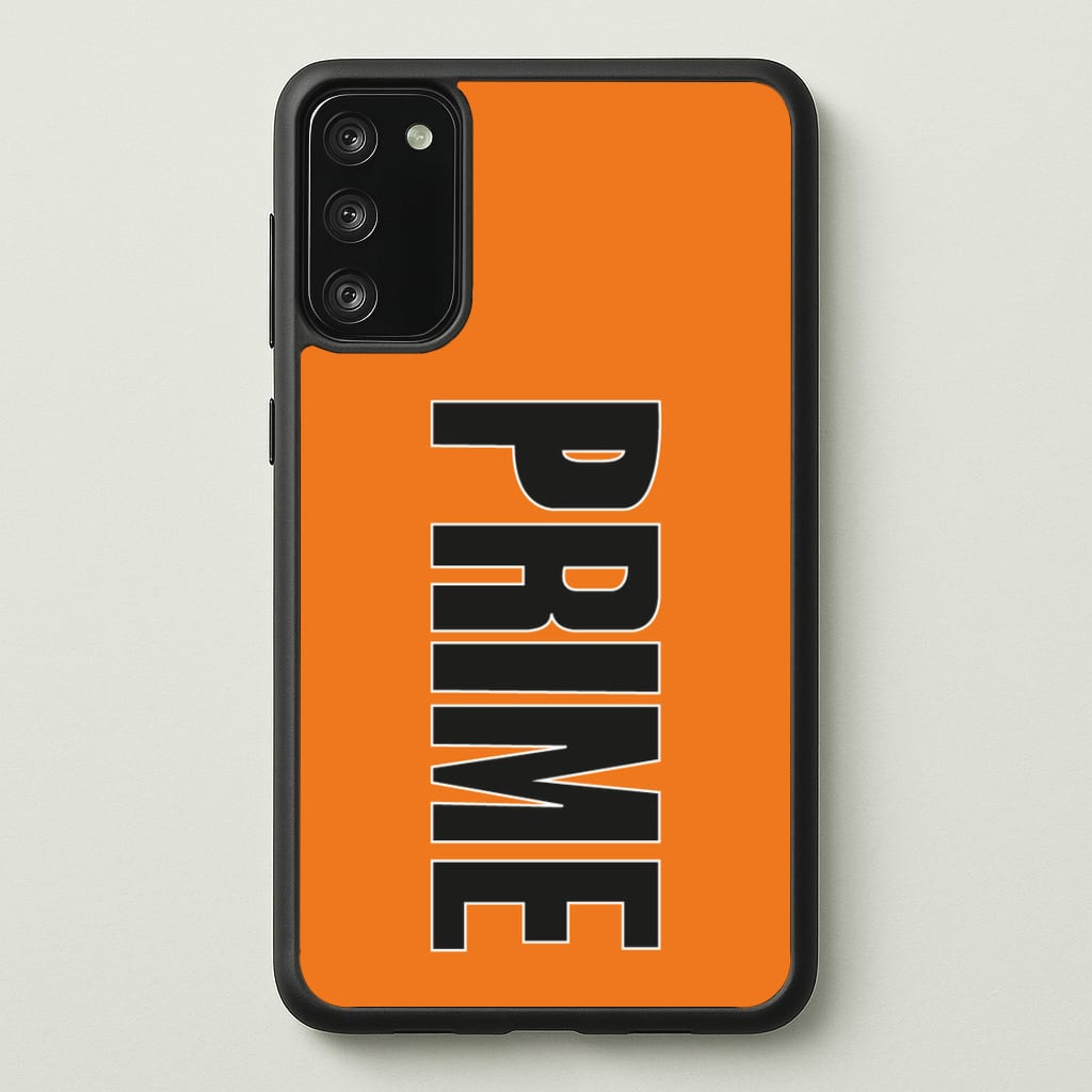 Prime - Orange - Prime Phone Case for Galaxy S20