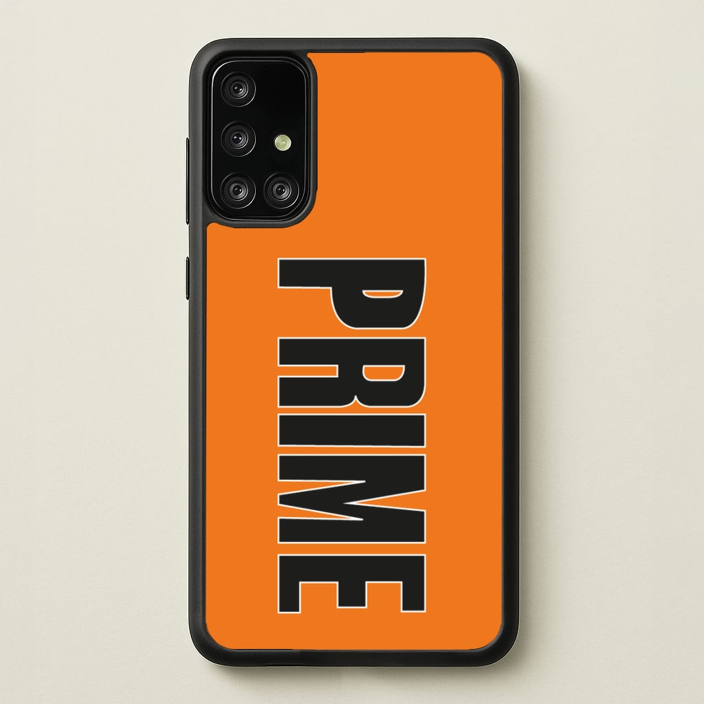 Prime - Orange  - Prime Phone Case for Galaxy A71