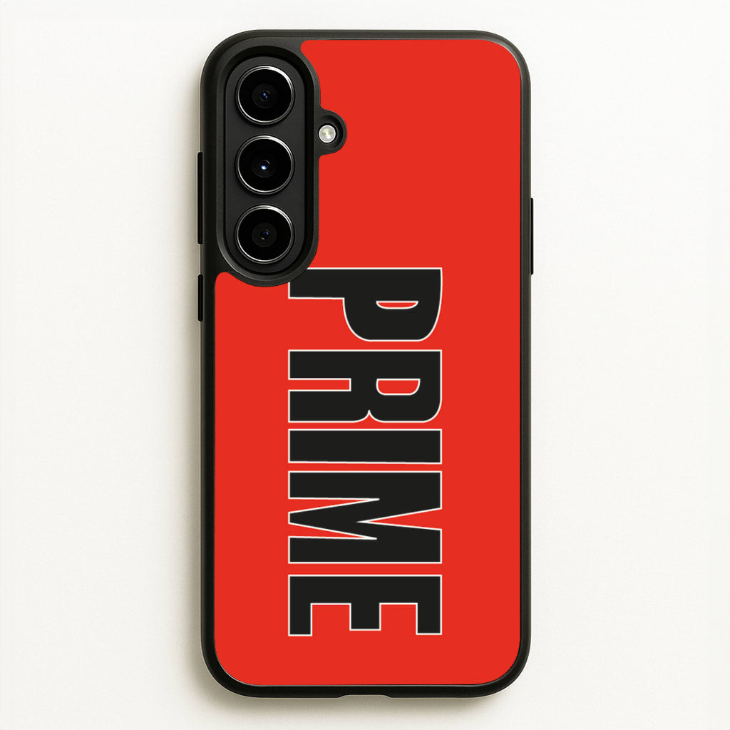 Prime - Red - Prime Phone Case for Galaxy A56