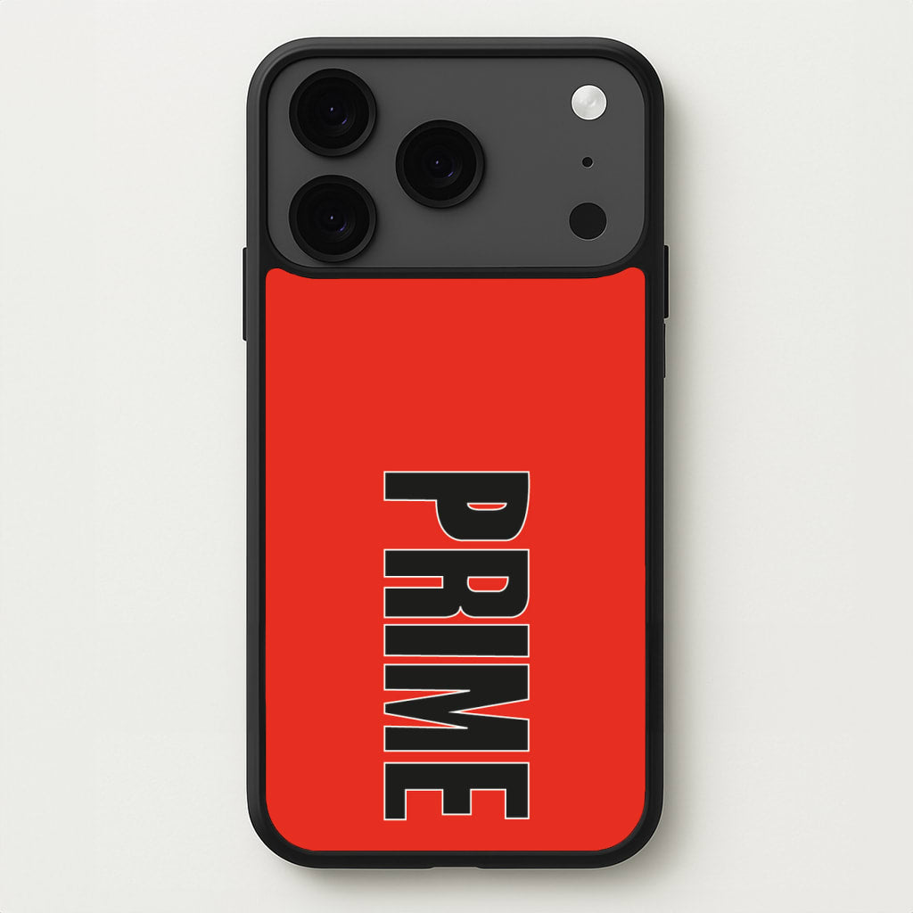 Prime - Red Phone Case for iPhone 17 Pro Max