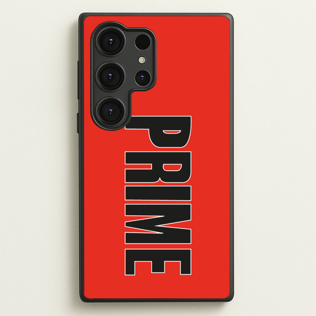 Prime - Red - Prime Phone Case for Galaxy S25 Ultra