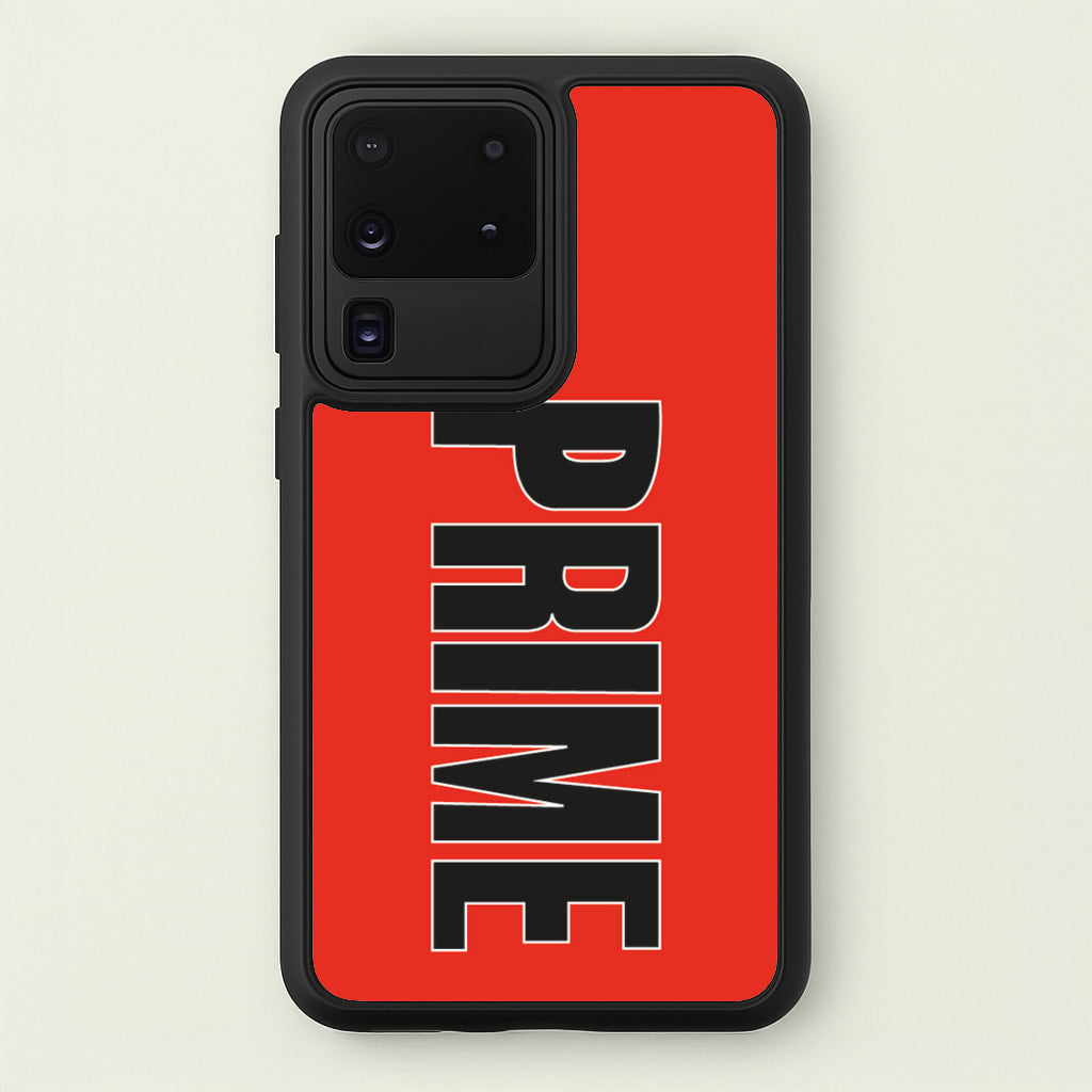 Prime - Red - Prime Phone Case for Galaxy S20 Ultra