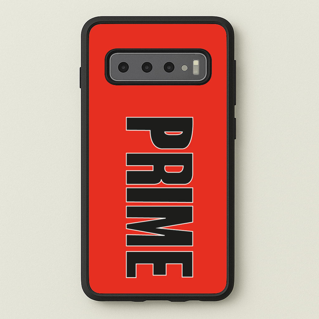 Prime - Red - Prime Phone Case for Galaxy S10 Plus