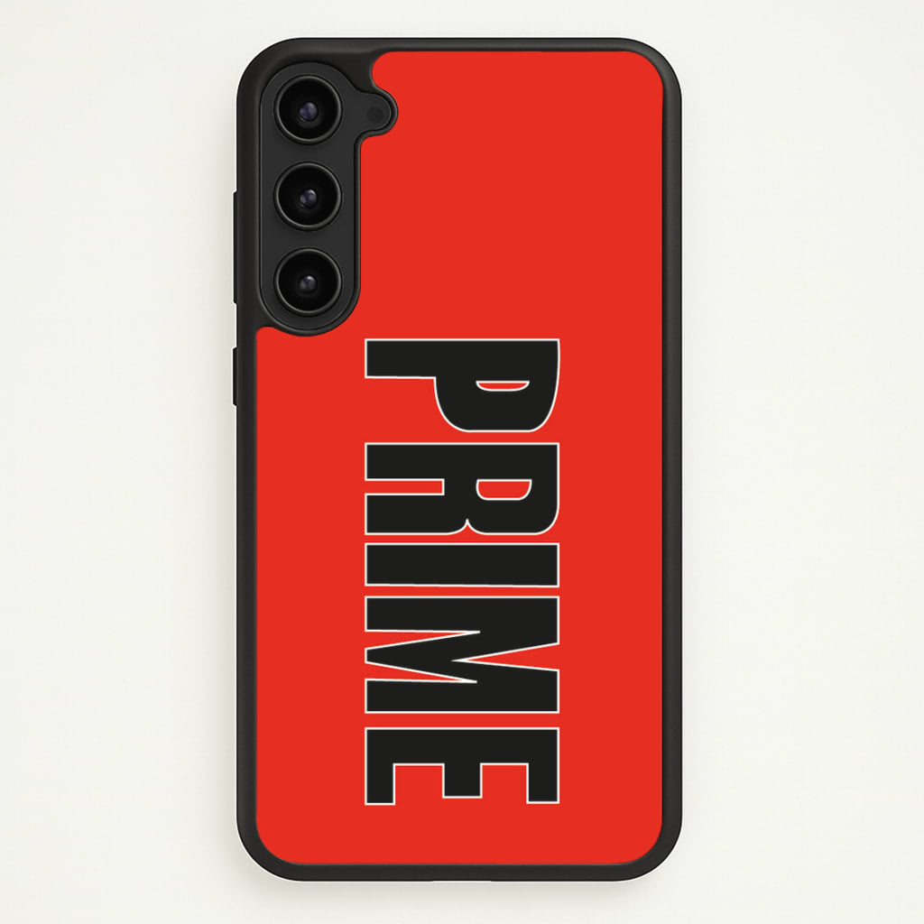 Prime - Red - Prime Phone Case for Galaxy S23