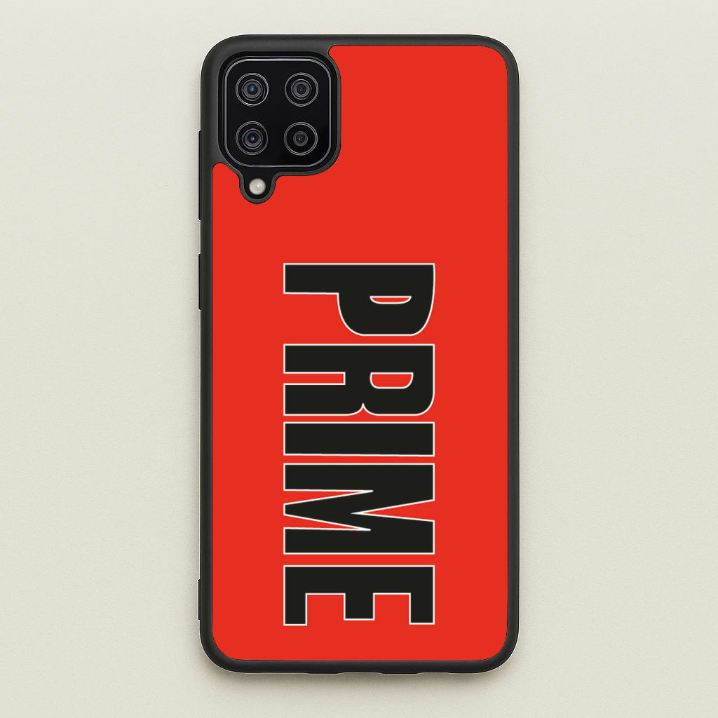 Prime - Red - Prime Phone Case for Galaxy A12