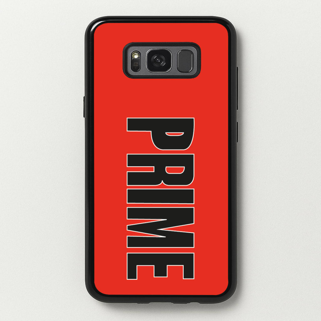 Prime - Red - Prime Phone Case for Galaxy S8