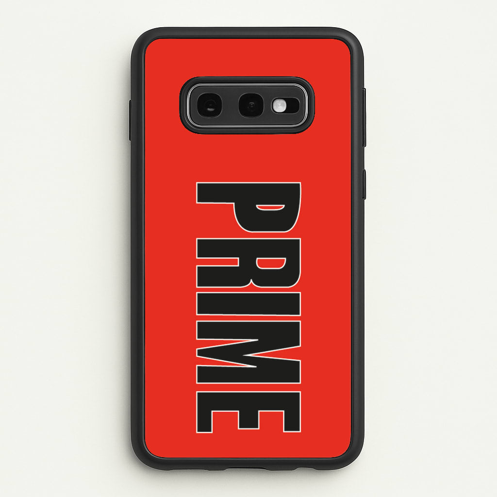 Prime - Red - Prime Phone Case for Galaxy S10e