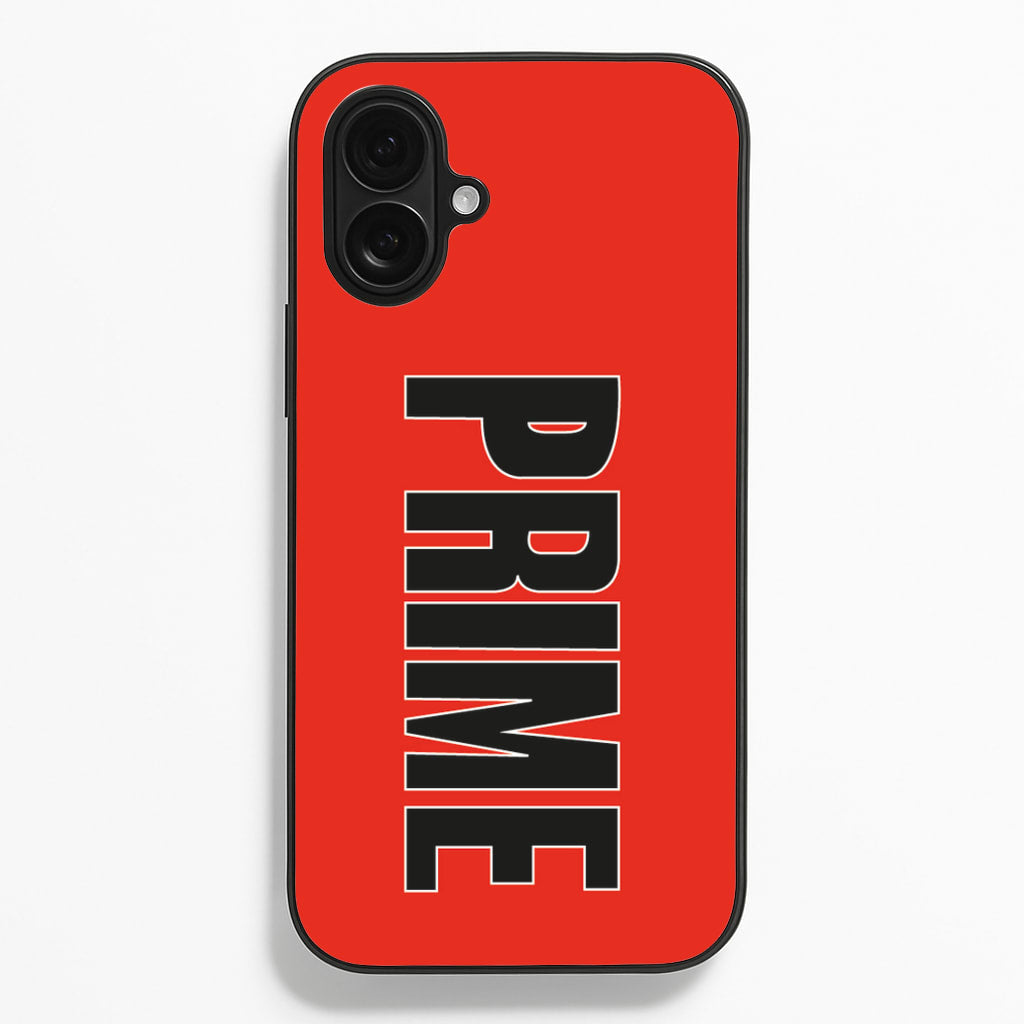 Prime - Red - Prime Phone Case for iPhone 16 Plus