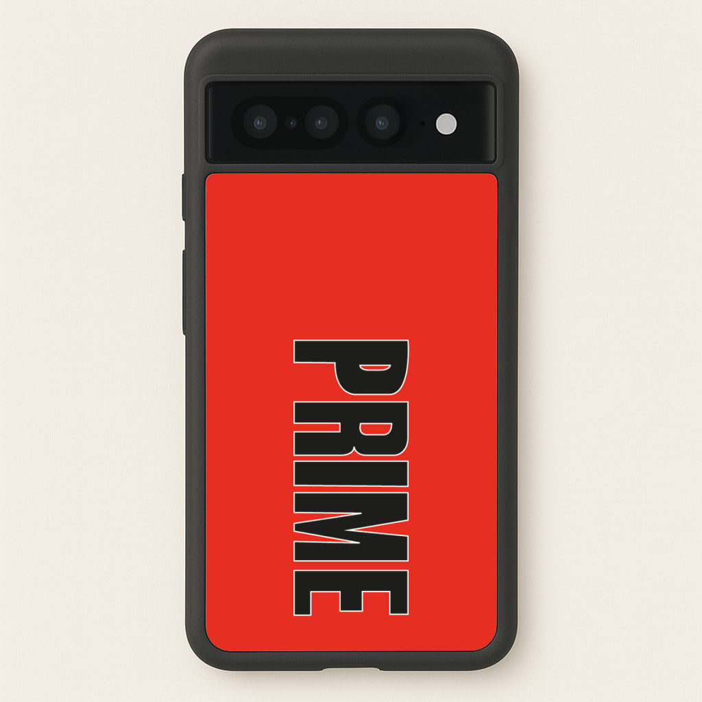 Prime - Red - Prime Phone Case for Google Pixel 7 Pro
