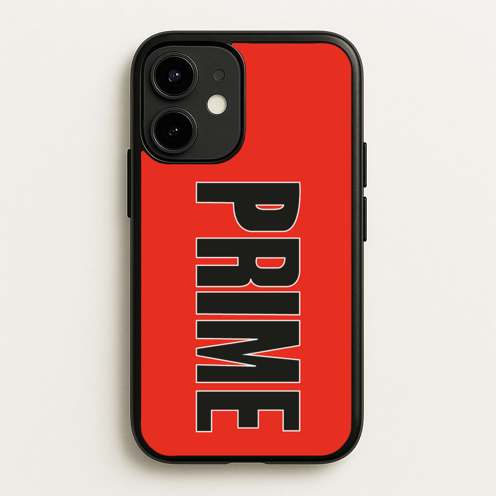 Prime - Red - Prime Phone Case for iPhone 12 Mini