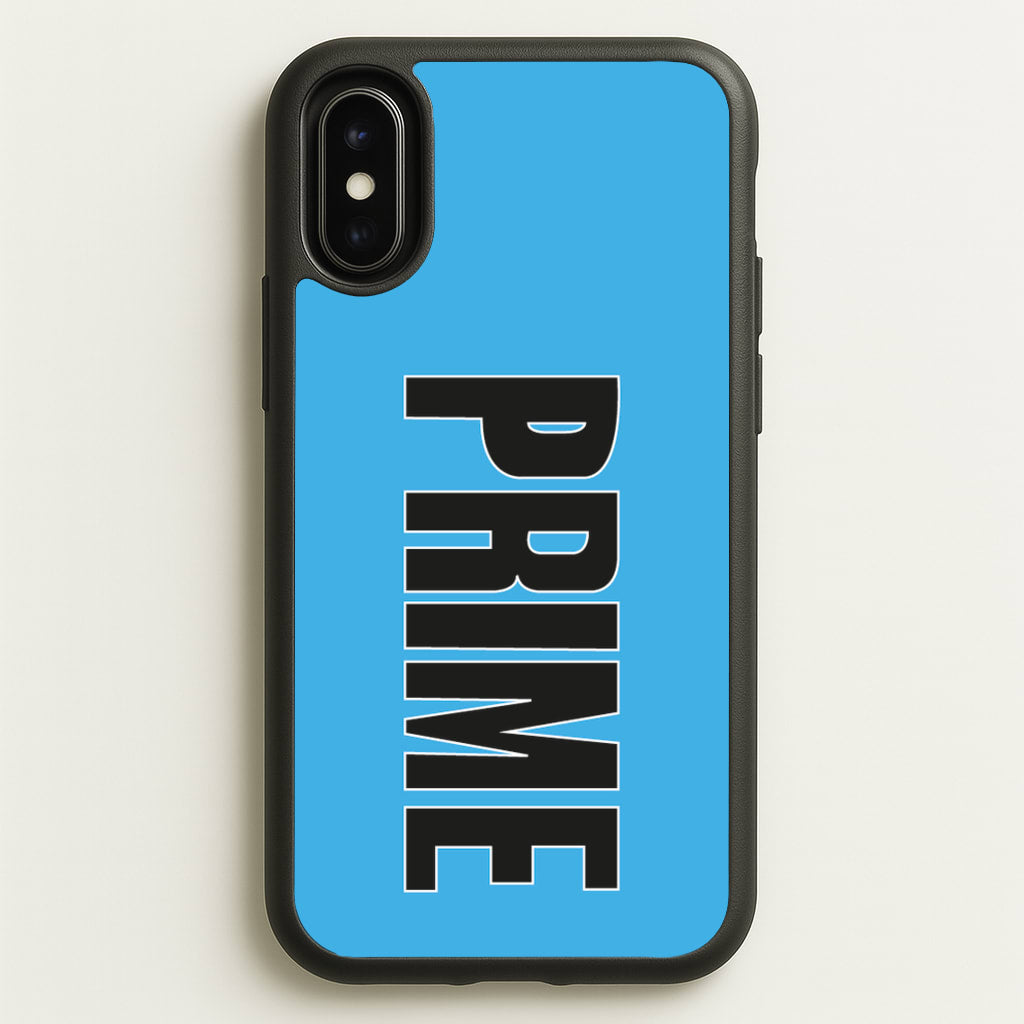 Prime - Blue - Prime Phone Case for iPhone X / XS