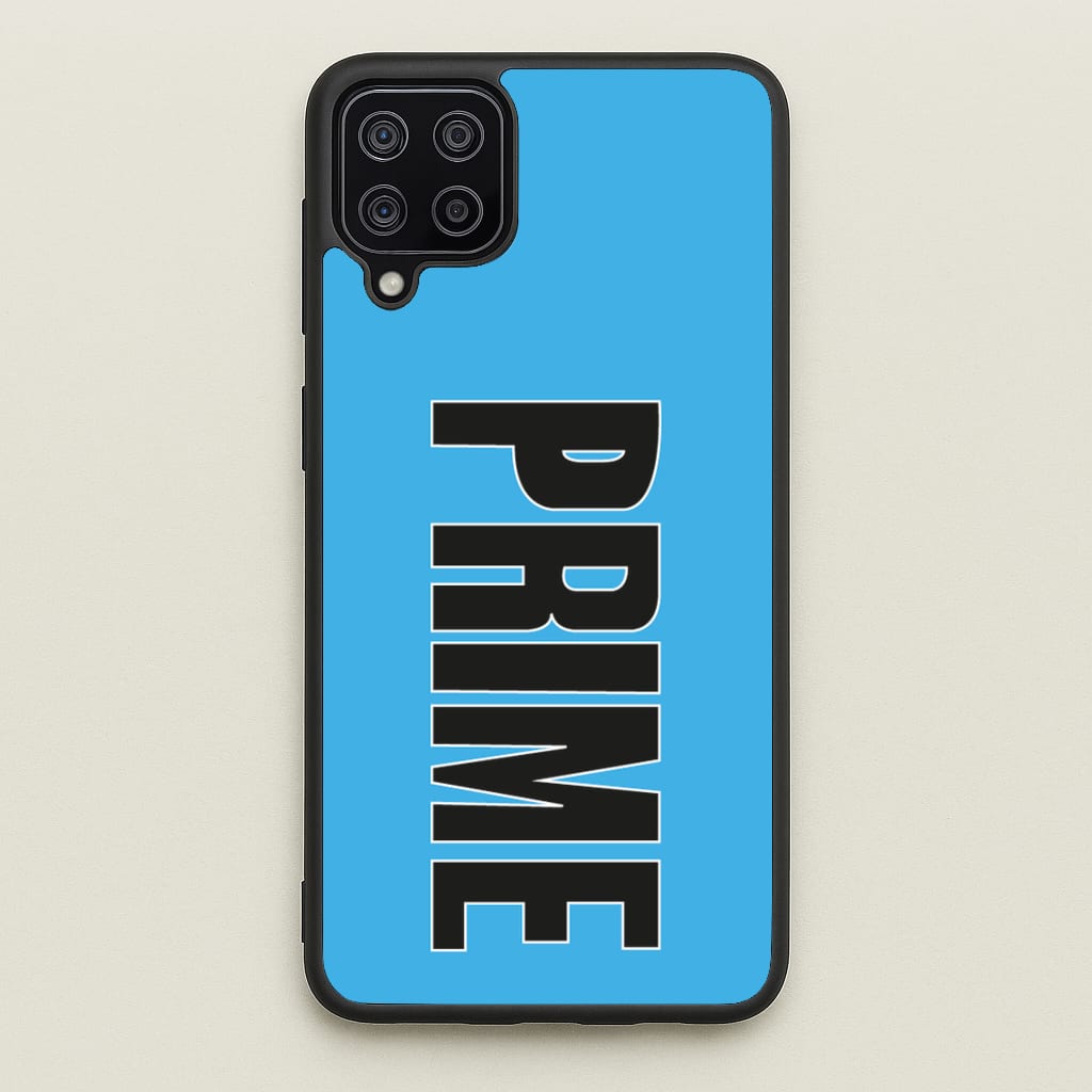 Prime - Blue - Prime Phone Case for Galaxy A12