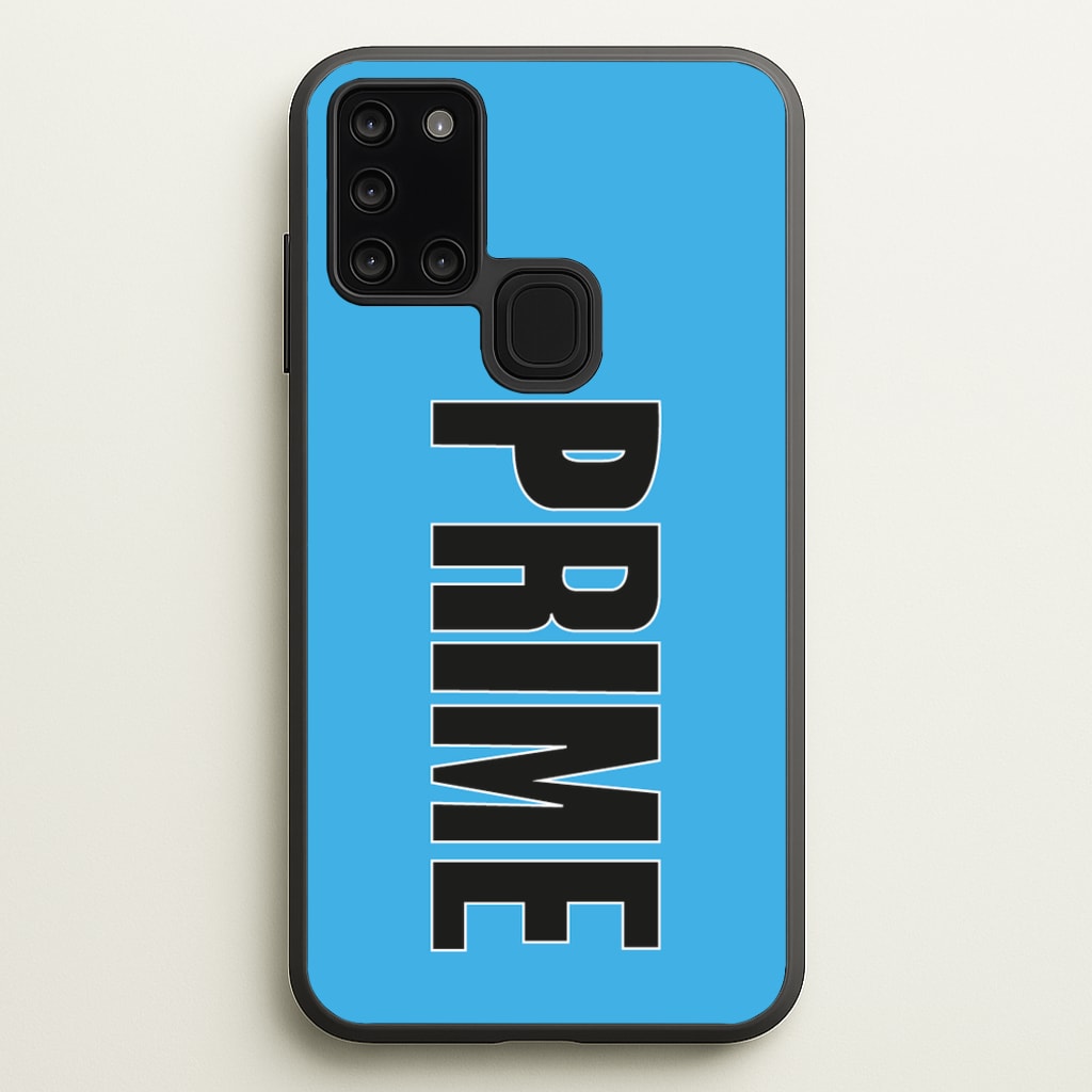 Prime - Blue - Prime Phone Case for Galaxy A21s