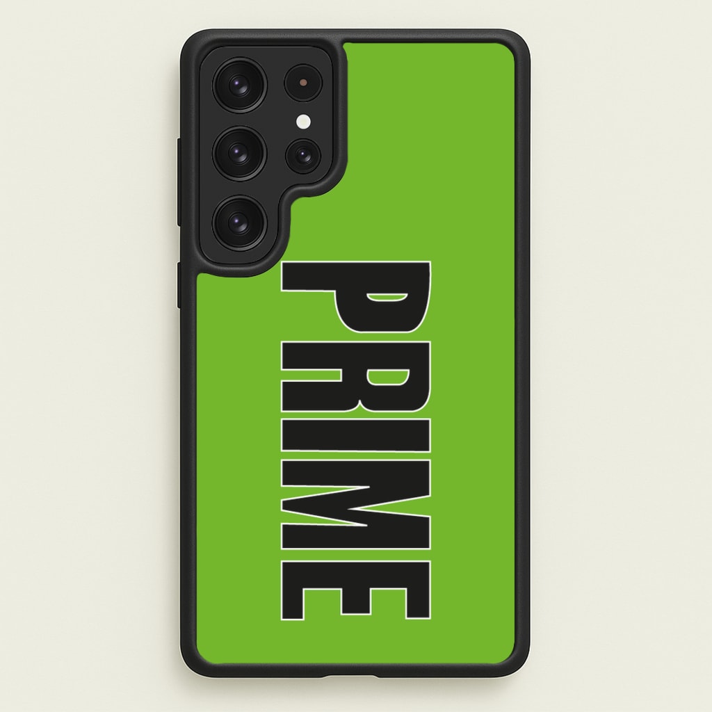 Prime - Green - Prime Phone Case for Galaxy S22 Ultra