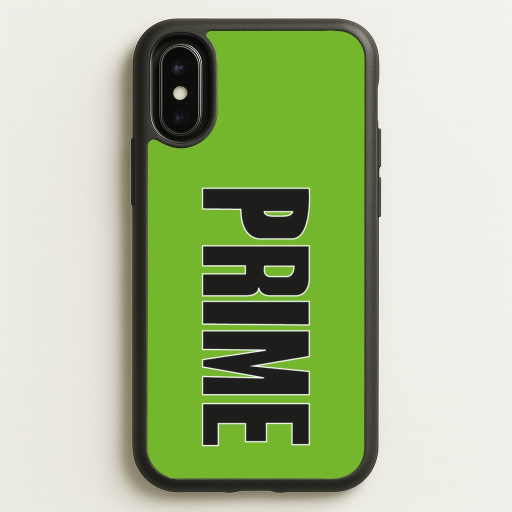 Prime - Green - Prime Phone Case for iPhone X / XS