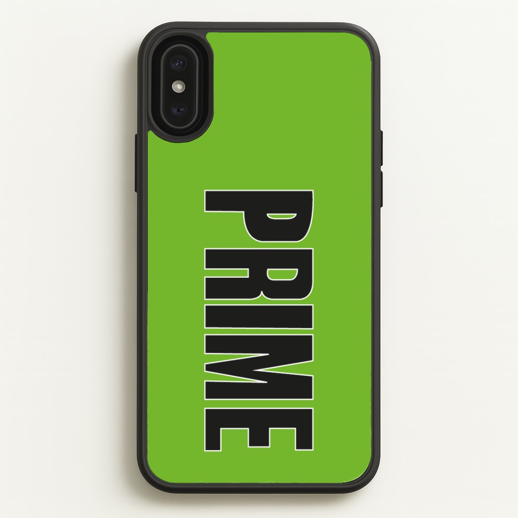 Prime - Green - Prime Phone Case for iPhone XS Max