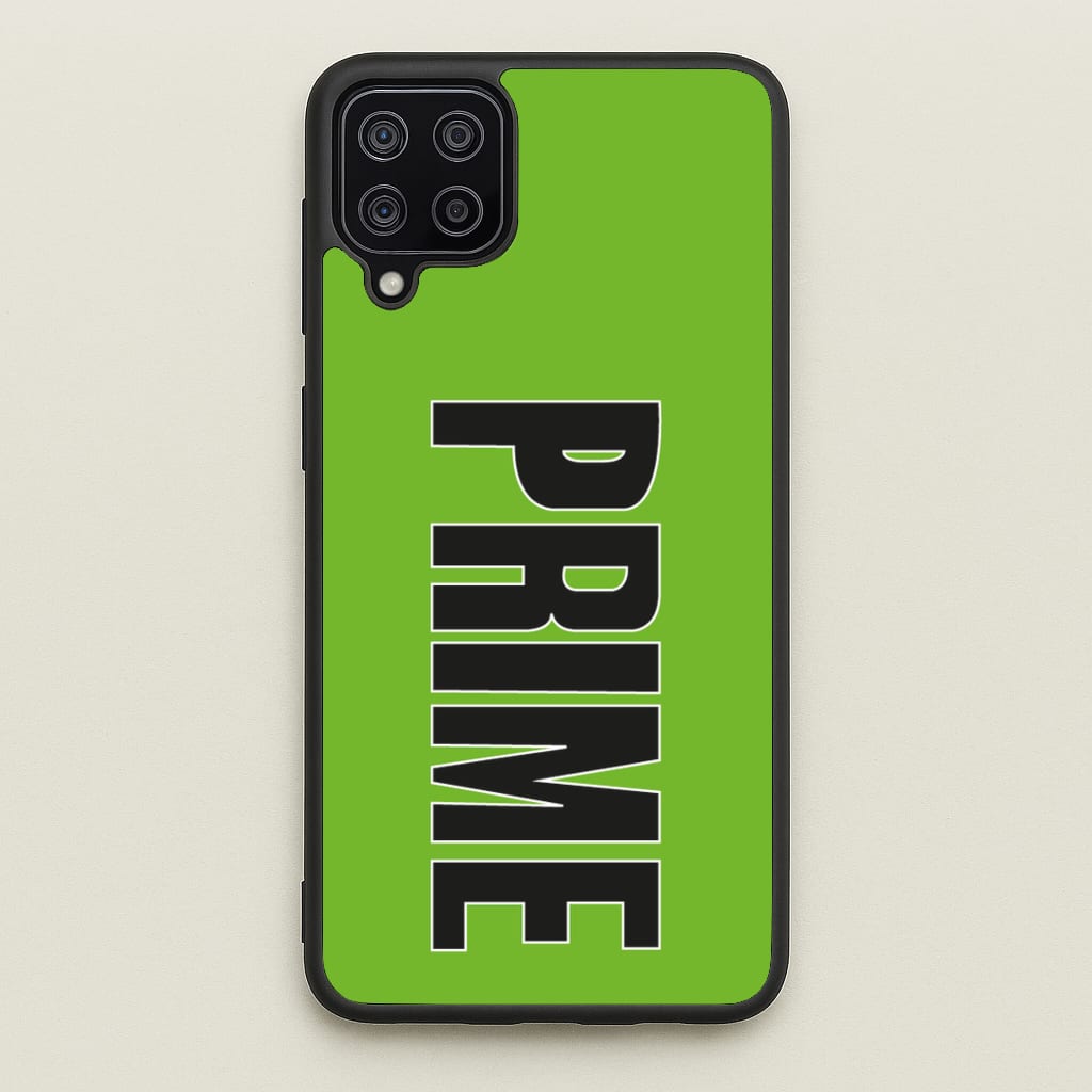 Prime - Green - Prime Phone Case for Galaxy A12
