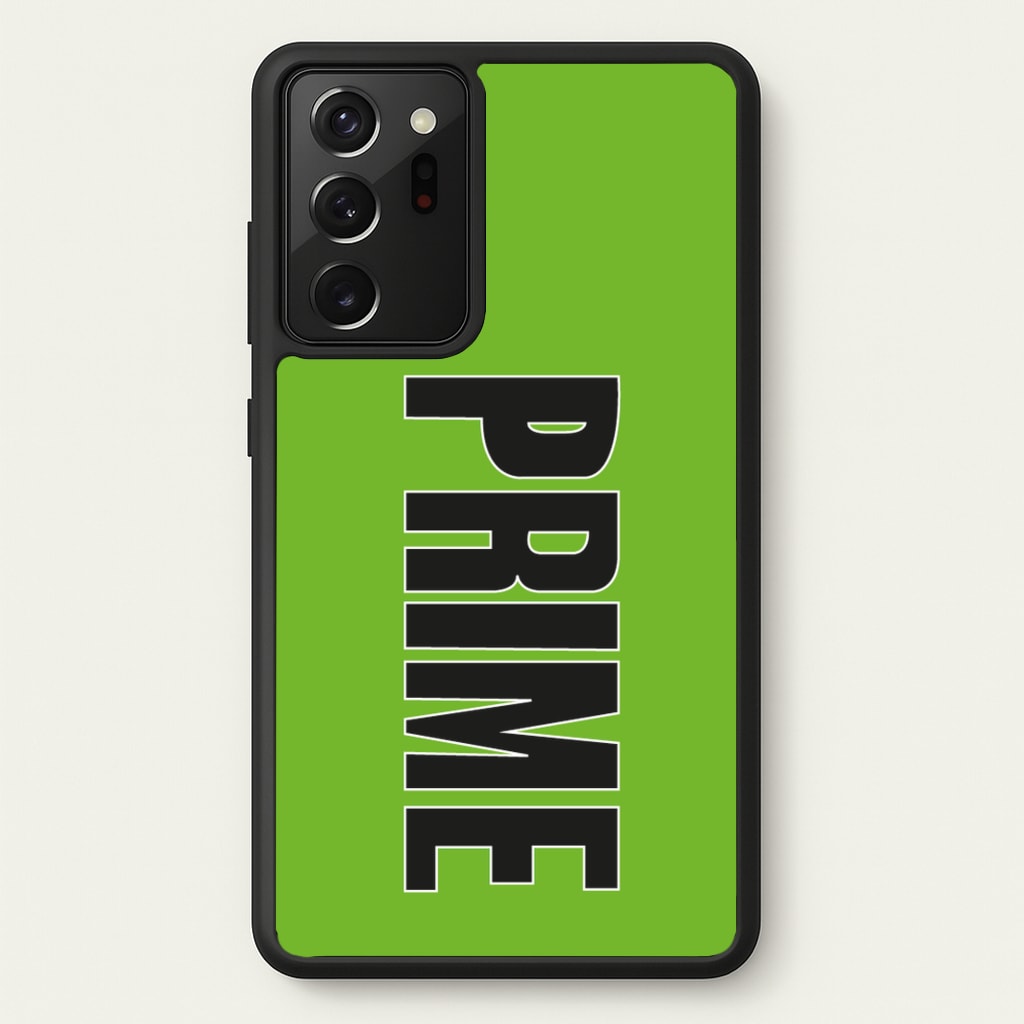 Prime - Green - Prime Phone Case for Galaxy Note 20 Ultra