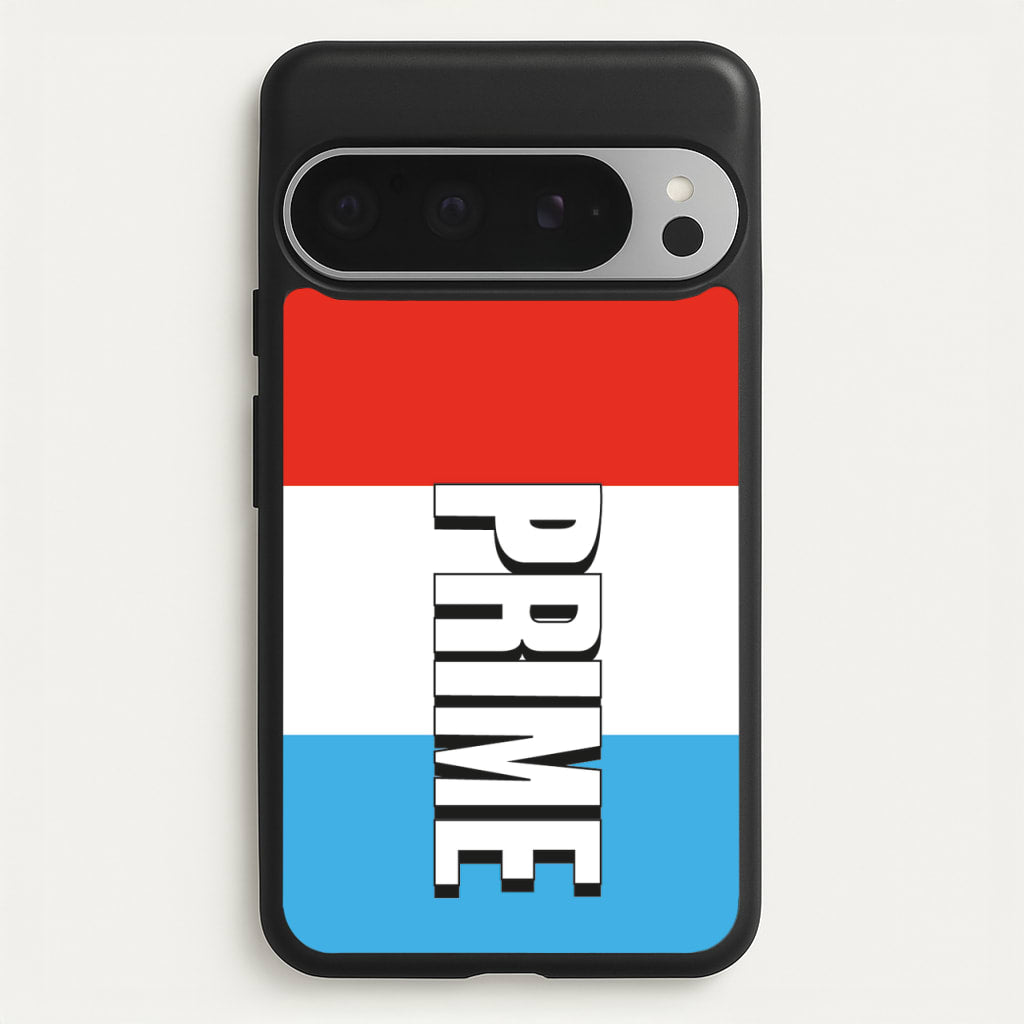 Prime - White And Red - Prime Phone Case for Google Pixel 9 Pro XL