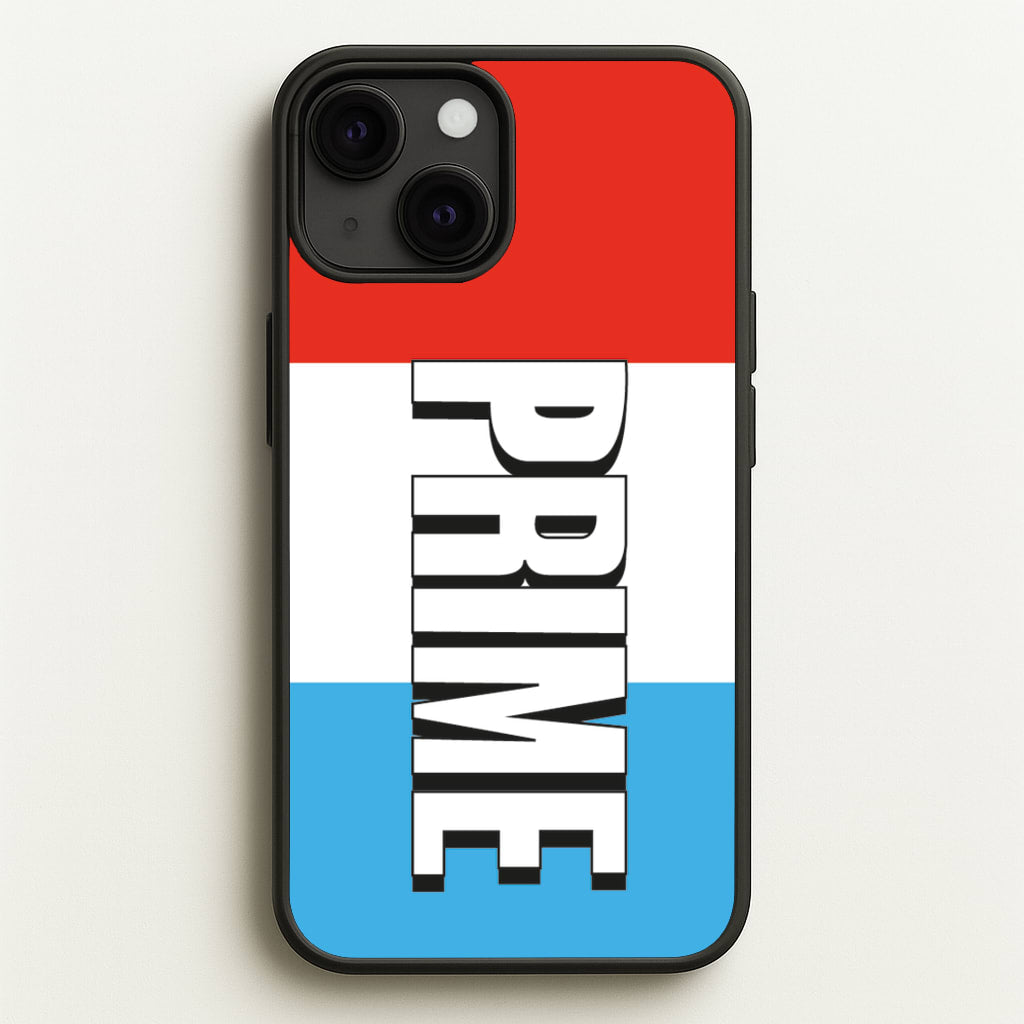 Prime - White And Red - Prime Phone Case for iPhone 13