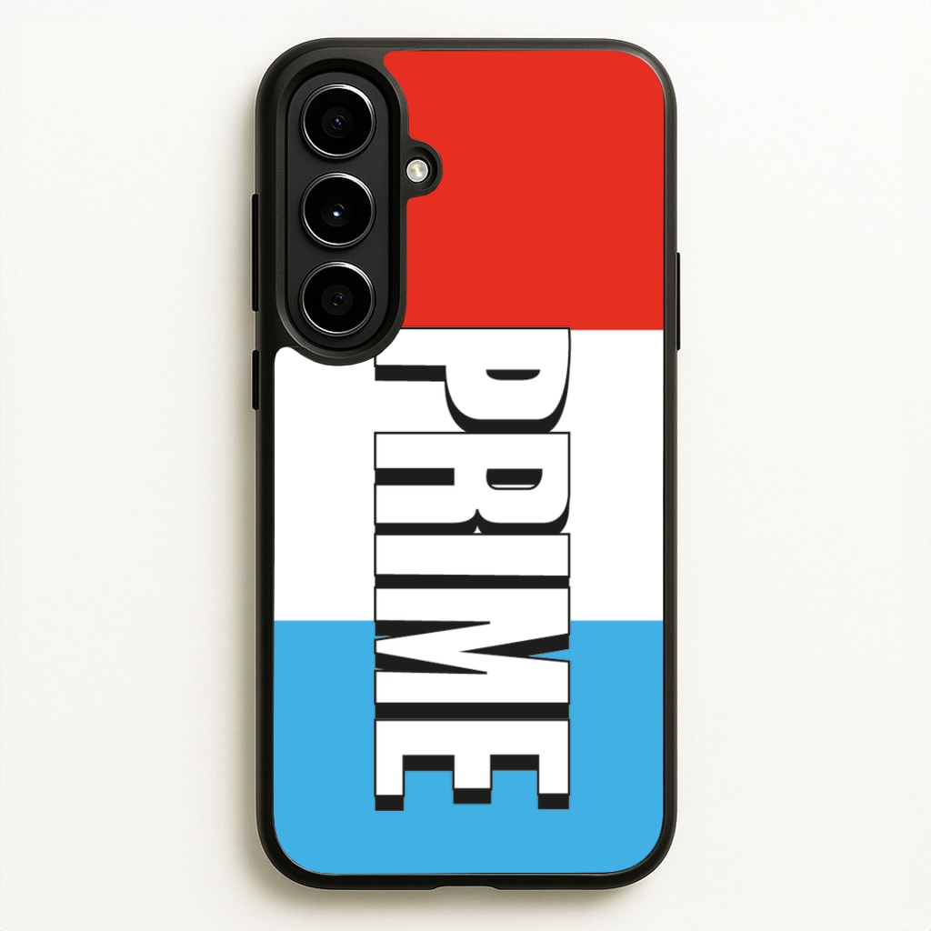 Prime - White And Red - Prime Phone Case for Galaxy A56