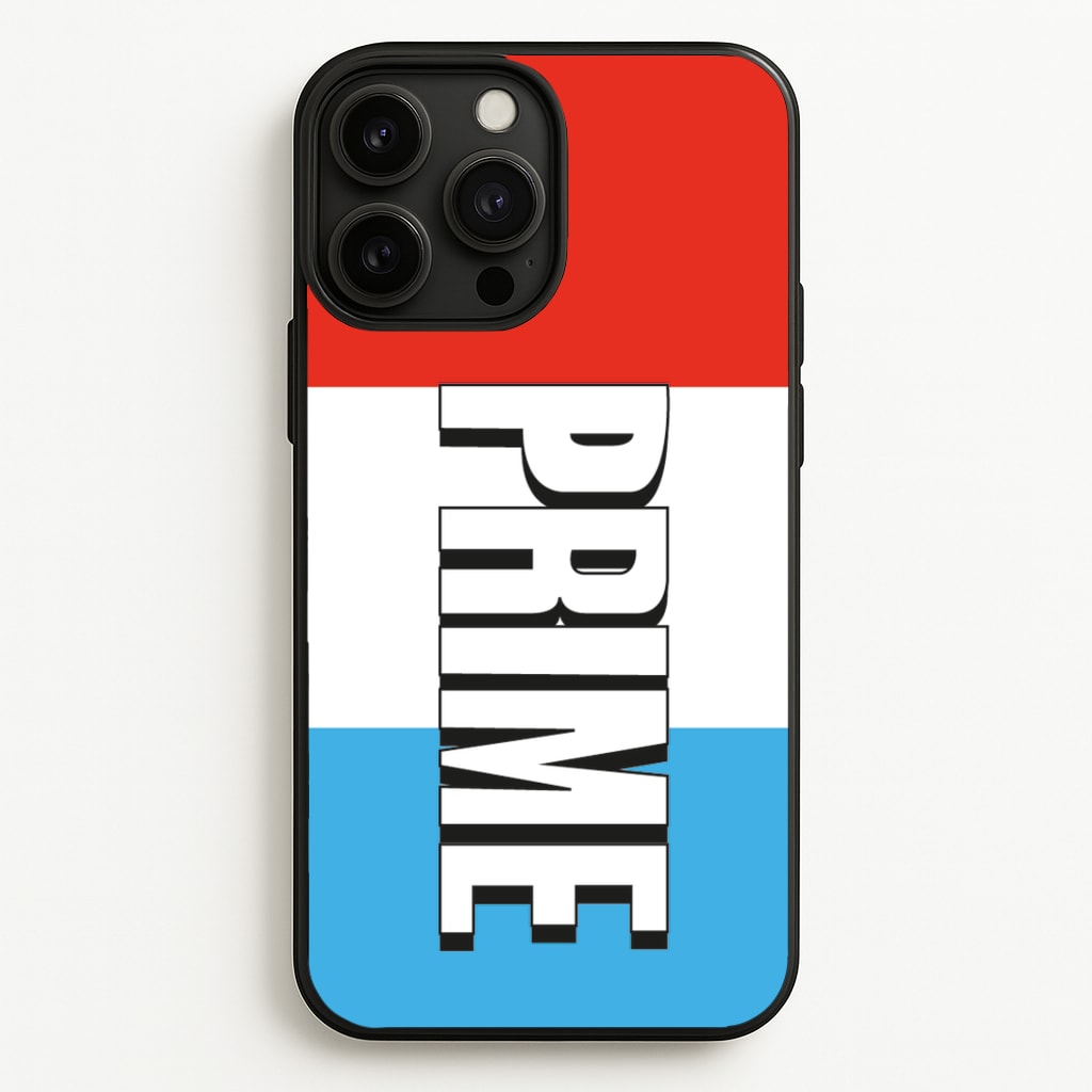 Prime - White And Red - Prime Phone Case for iPhone 13 Pro Max