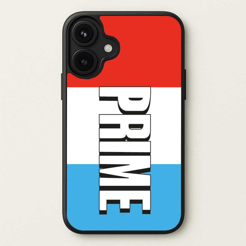 Prime - White And Red Phone Case for iPhone 17