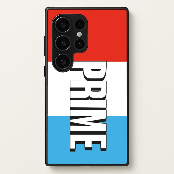 Prime - White And Red - Prime Phone Case for Galaxy S24 Ultra