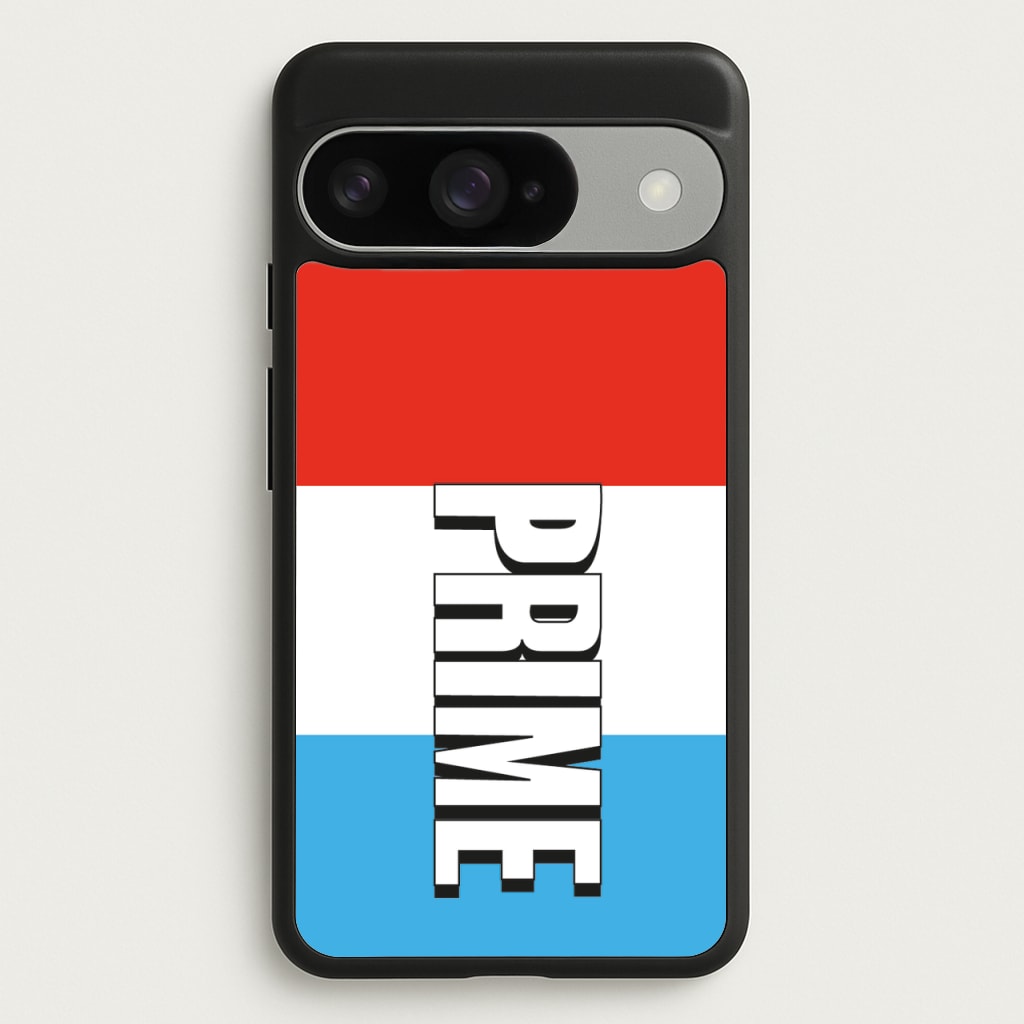 Prime - White And Red Phone Case for Google Pixel 10 / 10 Pro