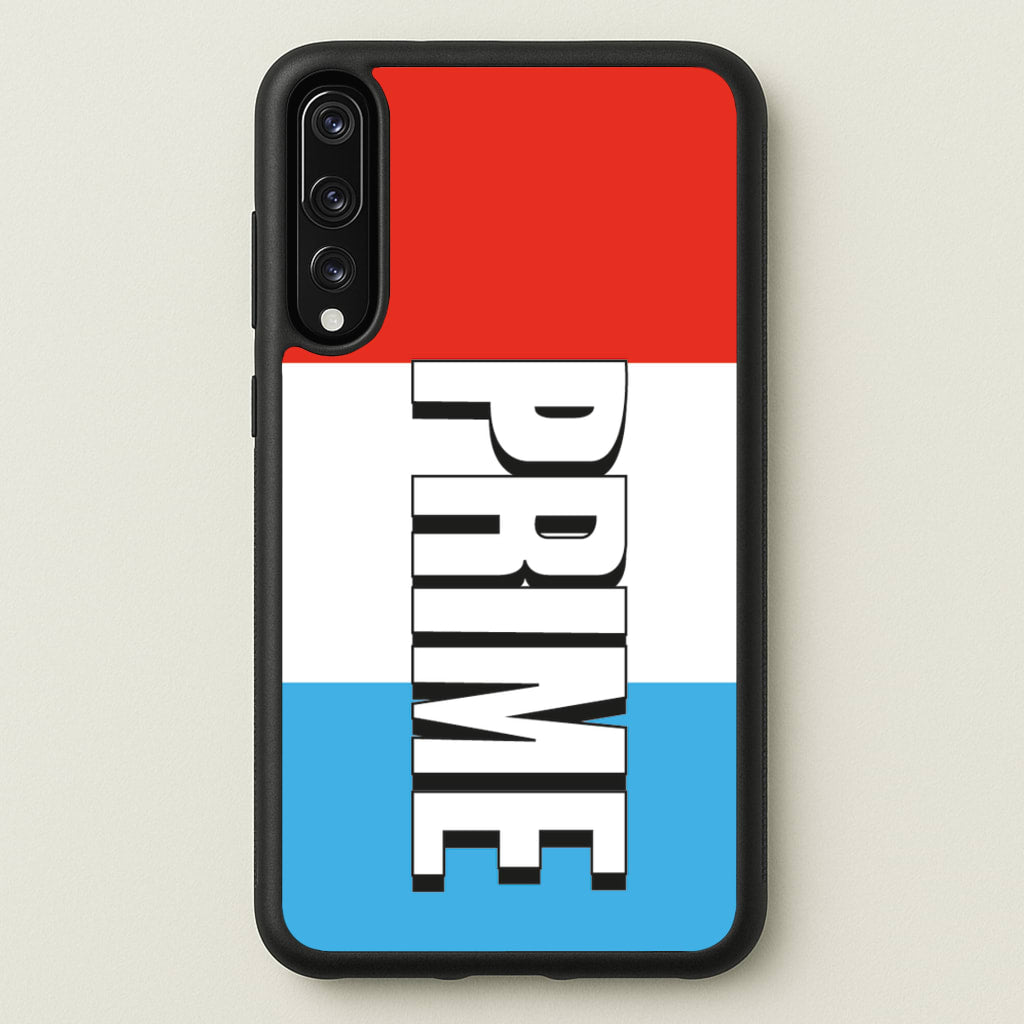 Prime - White And Red - Prime Phone Case for Huawei P20 Pro