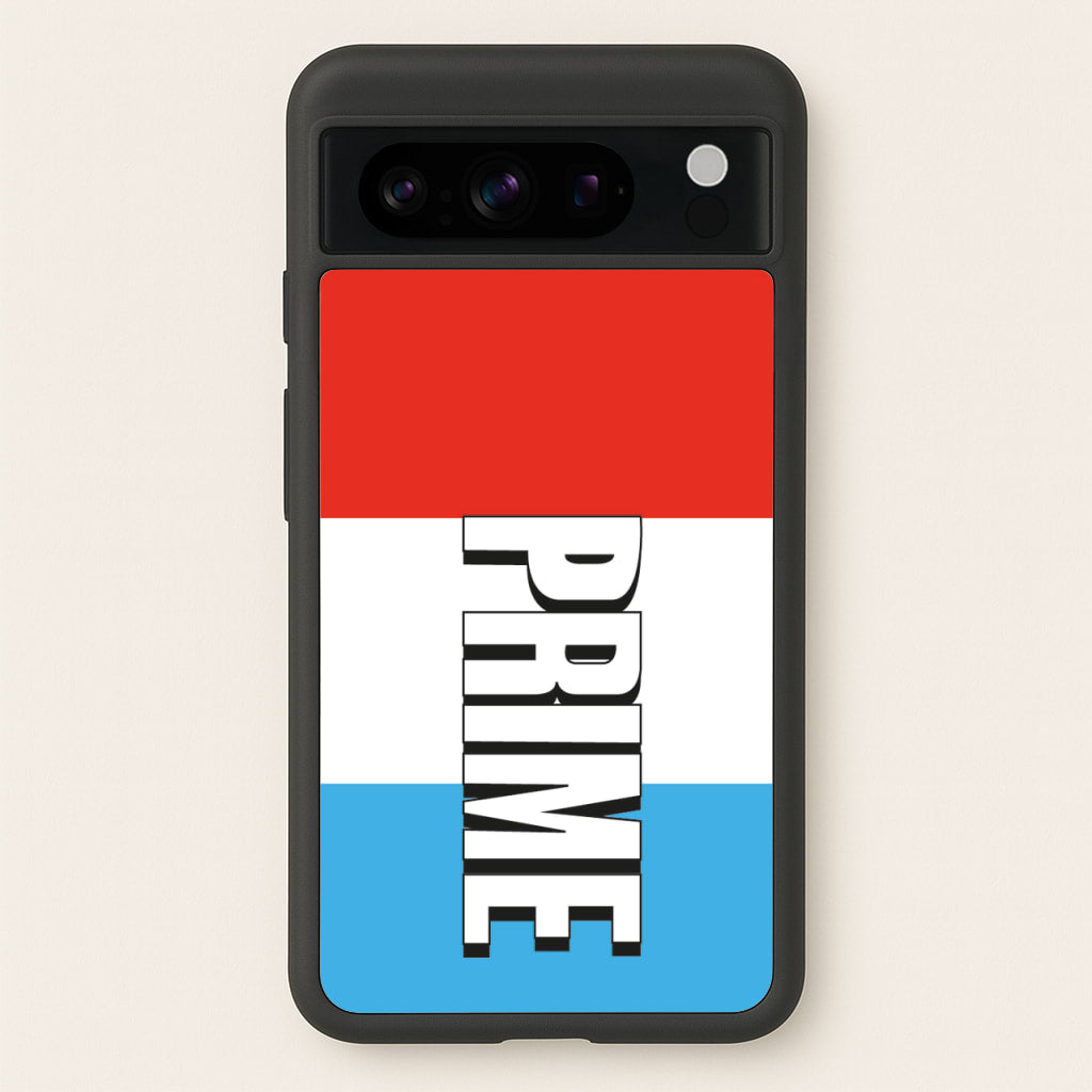 Prime - White And Red - Prime Phone Case for Google Pixel 8 Pro