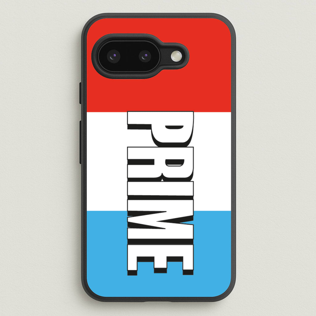 Prime - White And Red - Prime Phone Case for Google Pixel 9a