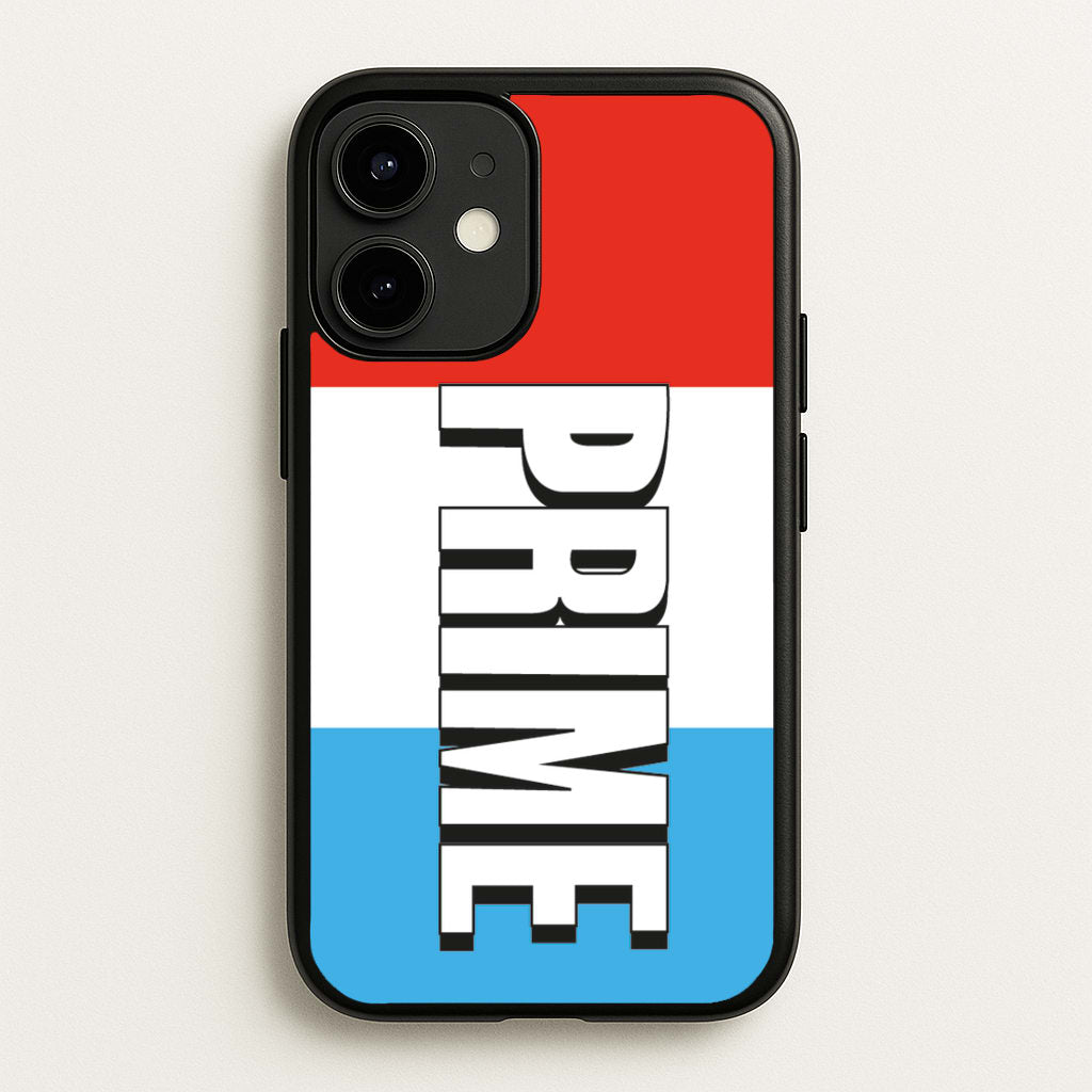 Prime - White And Red - Prime Phone Case for iPhone 12 Mini