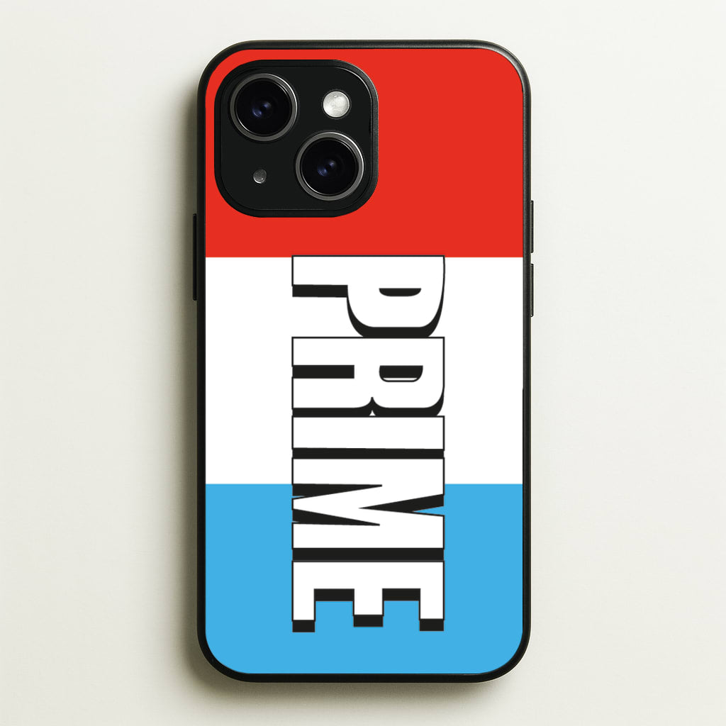 Prime - White And Red - Prime Phone Case for iPhone 14