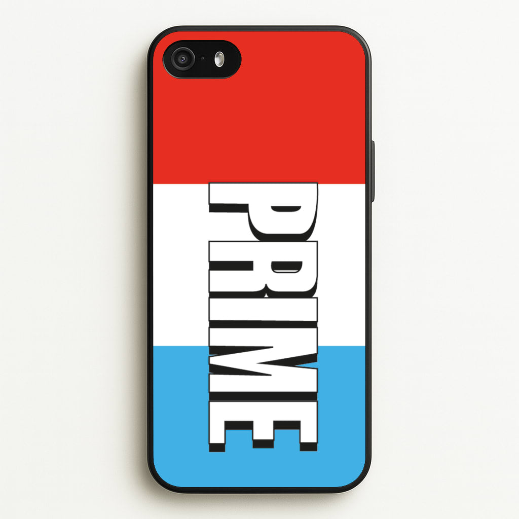 Prime - White And Red - Prime Phone Case for iPhone 5 / 5s / SE 2016