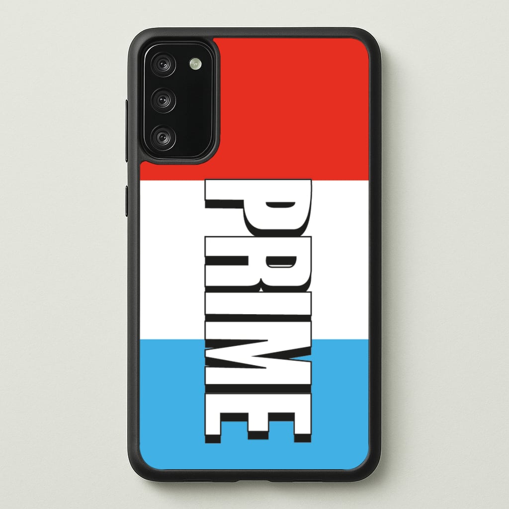 Prime - White And Red - Prime Phone Case for Galaxy A41